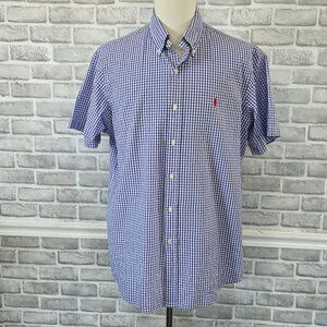 Ralph Lauren XL Gingham Seersucker Shirt Coastal Old Money Preppy Grandpacore